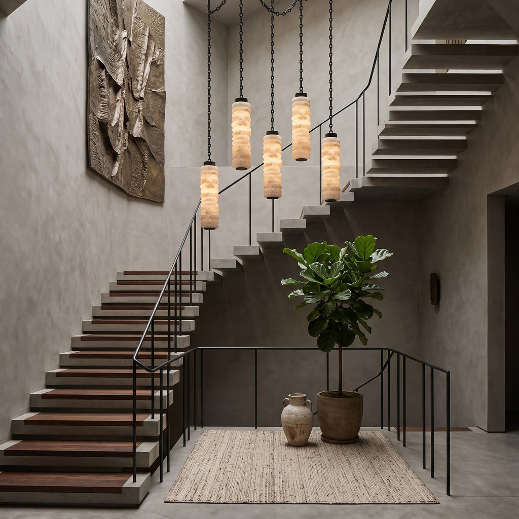 Radilum Payson Chain Alabaster Chandelier
