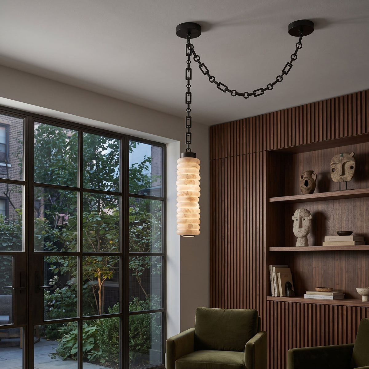Radilum Payson Chain Alabaster Chandelier