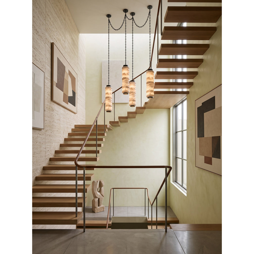 Radilum Payson Chain Alabaster Chandelier