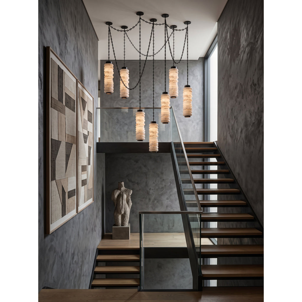 Radilum Payson Chain Alabaster Chandelier