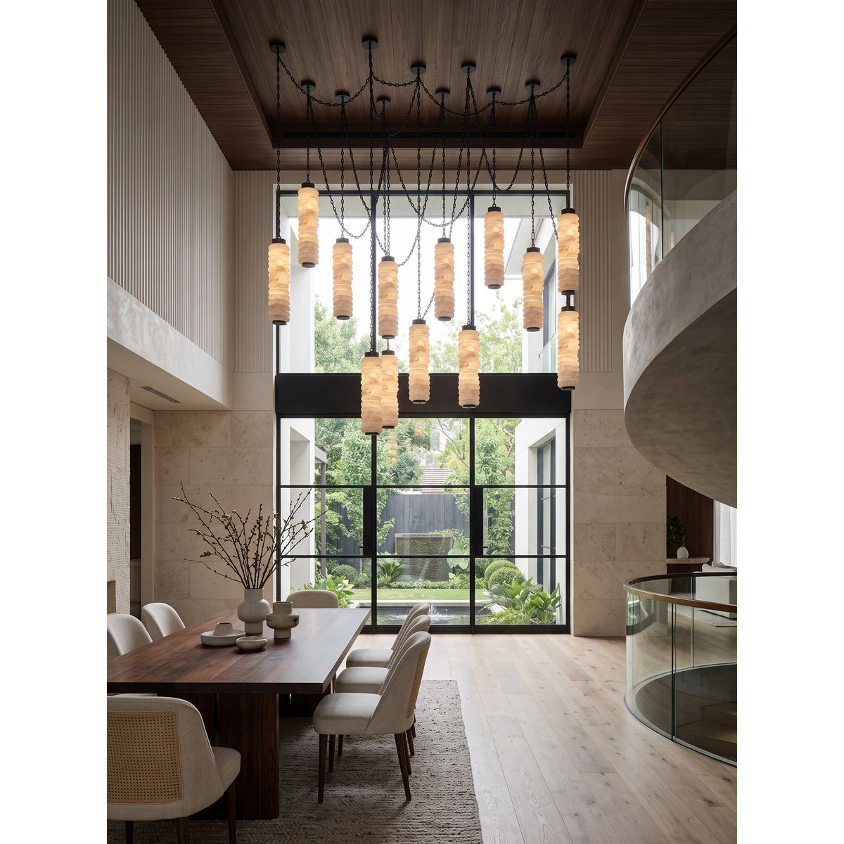 Radilum Payson Chain Alabaster Chandelier