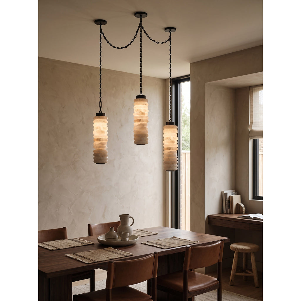 Radilum Payson Chain Alabaster Chandelier