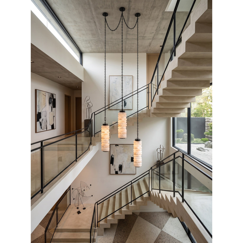 Radilum Payson Chain Alabaster Chandelier