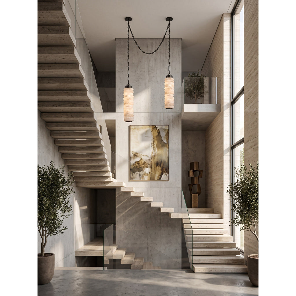 Radilum Payson Chain Alabaster Chandelier