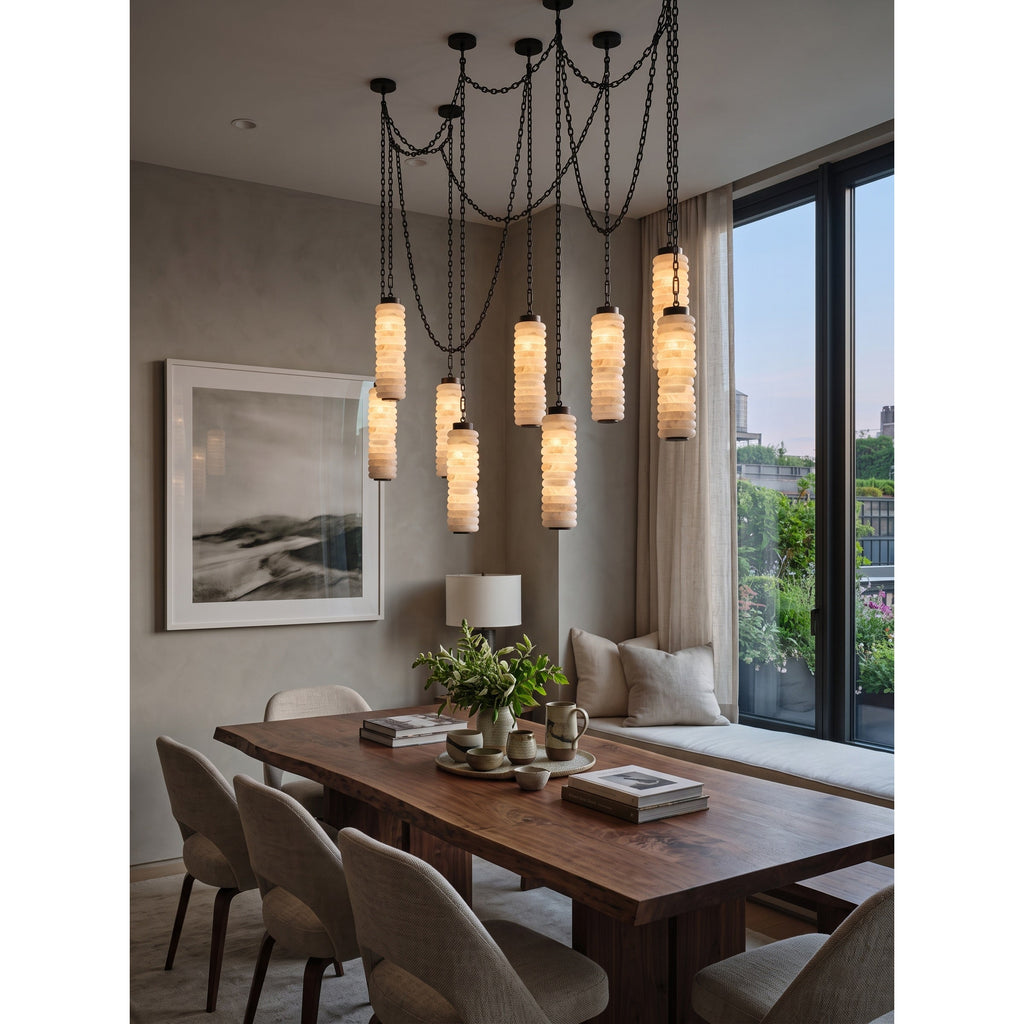 Radilum Payson Chain Alabaster Chandelier
