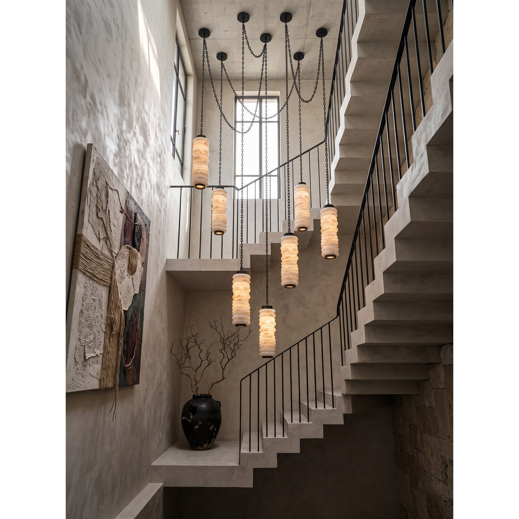 Radilum Payson Chain Alabaster Chandelier