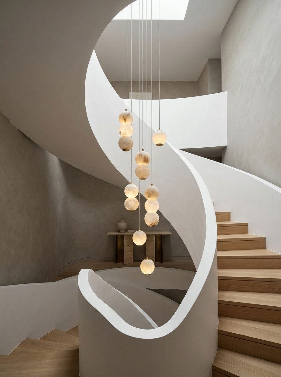 Radilum Pearl Alabaster Chandelier