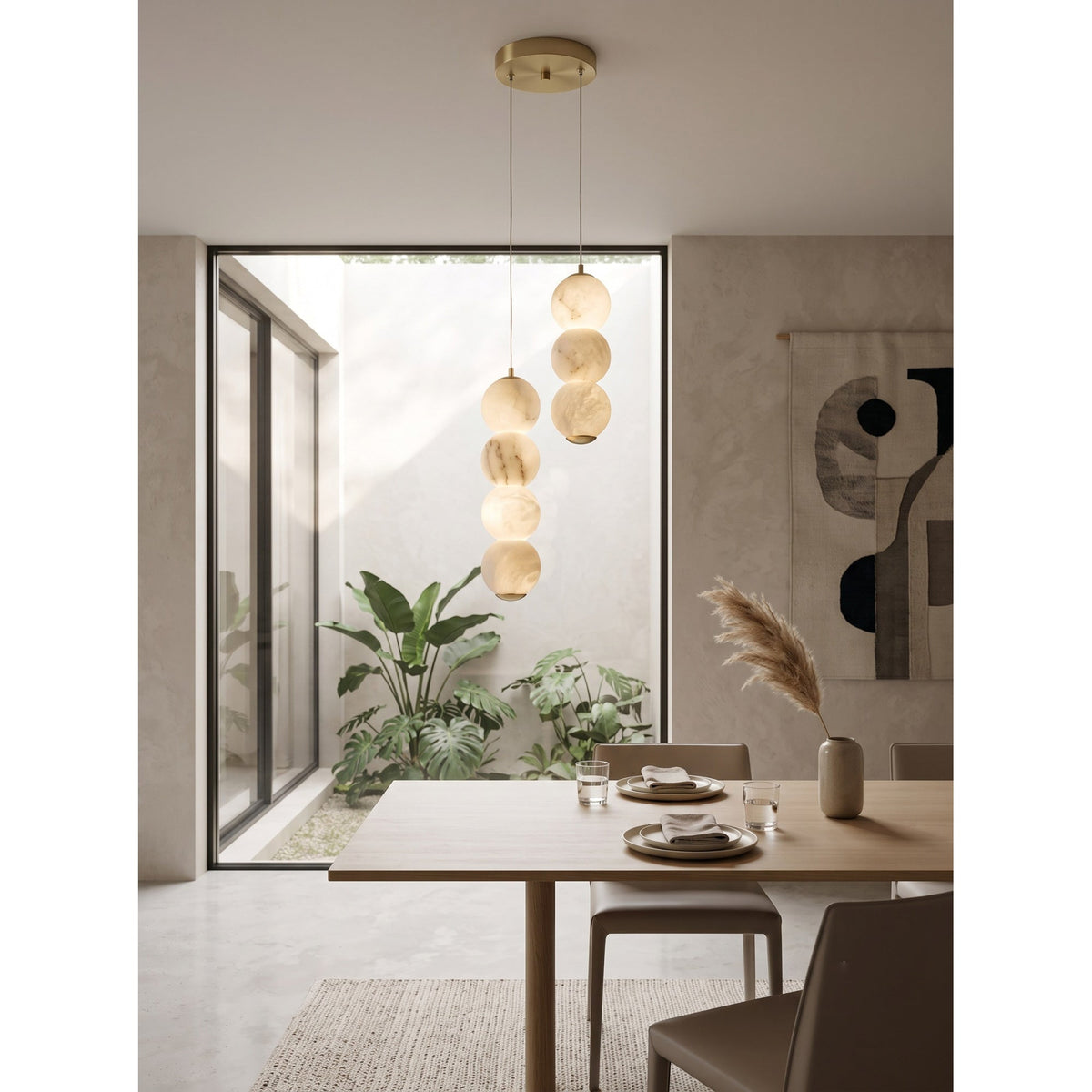 Radilum Pearl Alabaster Chandelier