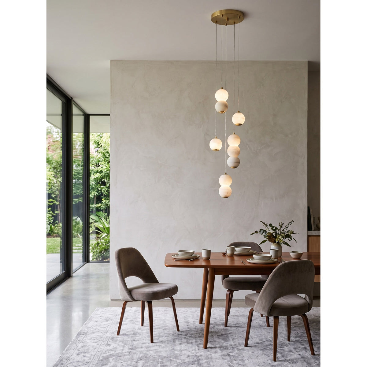 Radilum Pearl Alabaster Chandelier