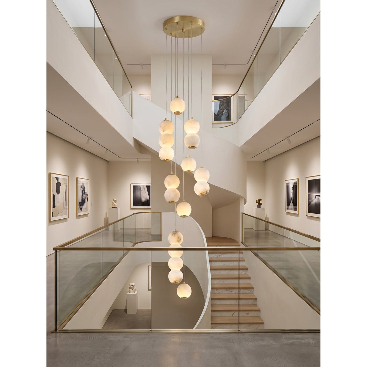 Radilum Pearl Alabaster Chandelier
