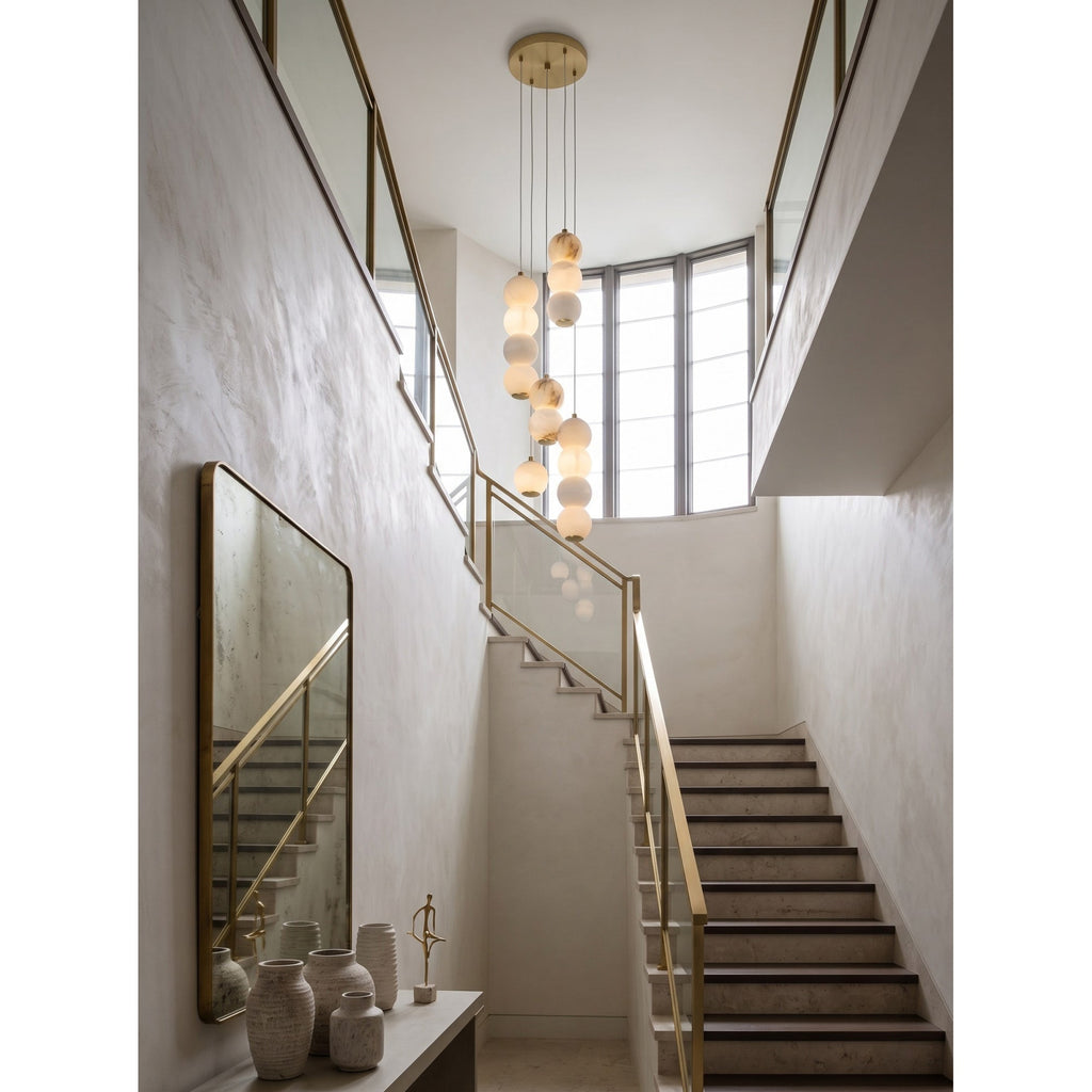 Radilum Pearl Alabaster Chandelier
