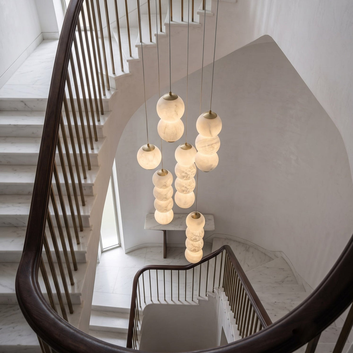 Radilum Pearl Alabaster Chandelier