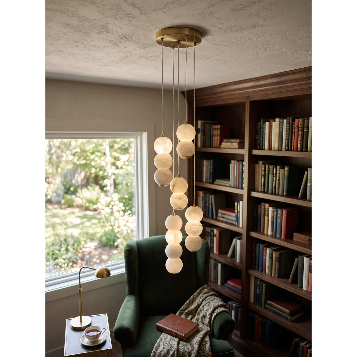 Radilum Pearl Alabaster Chandelier