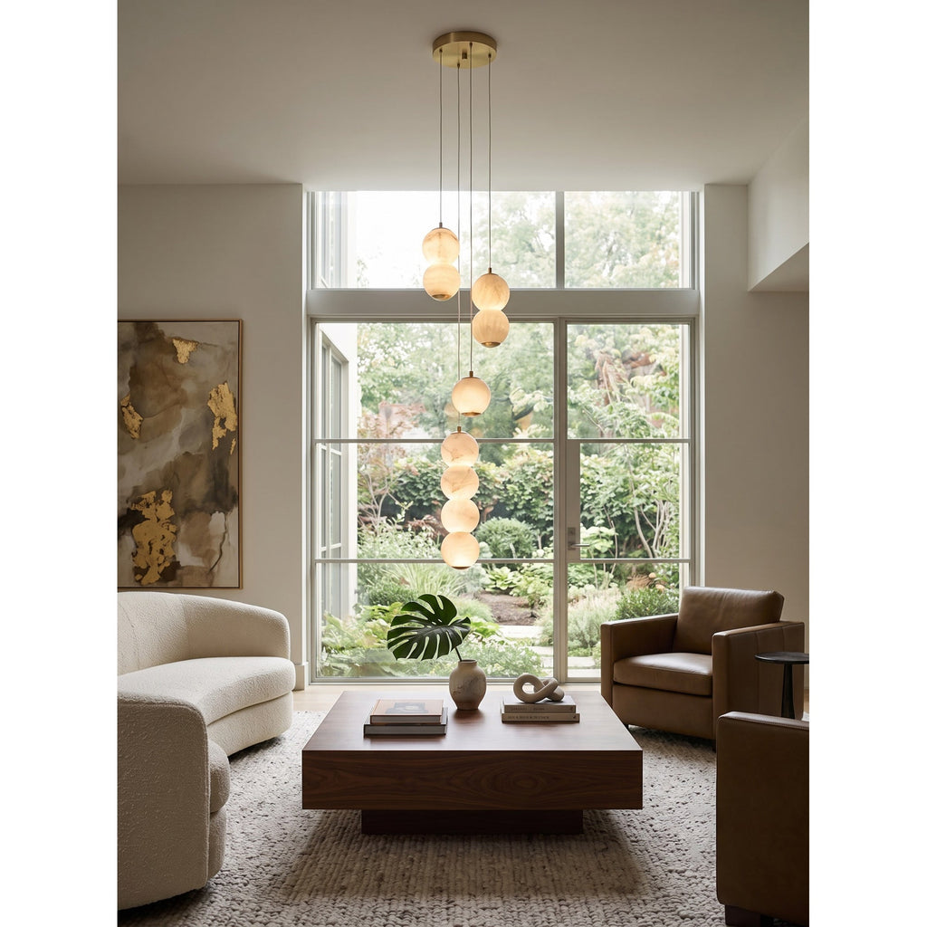 Radilum Pearl Alabaster Chandelier