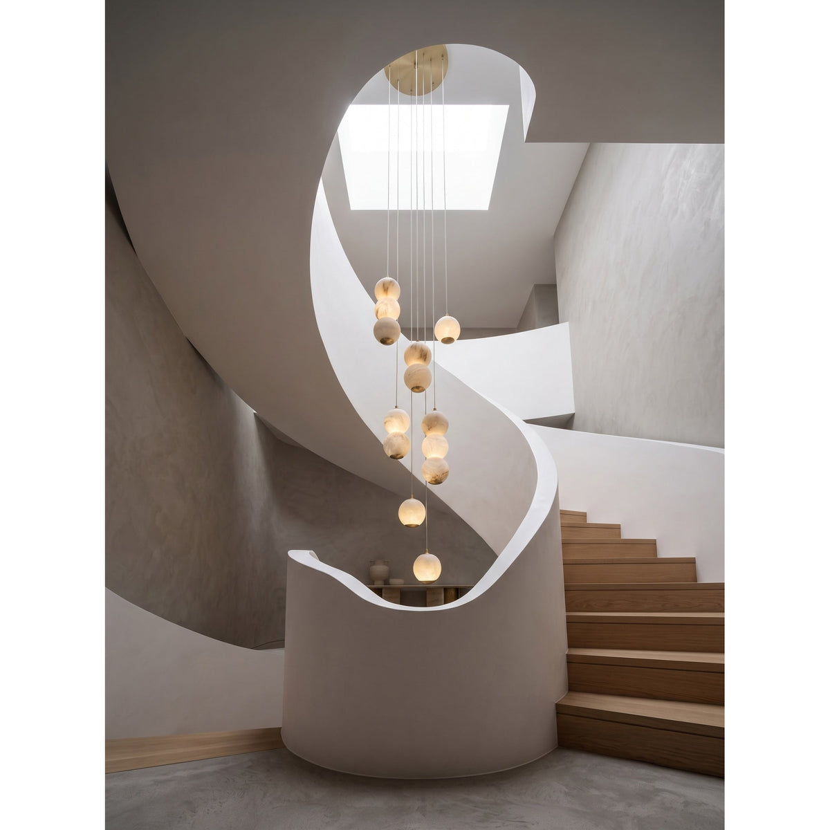 Radilum Pearl Alabaster Chandelier