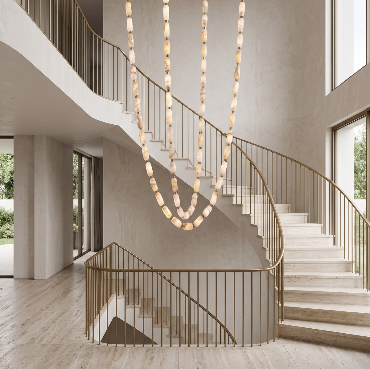 Radilum Seravelle Alabaster Chandelier