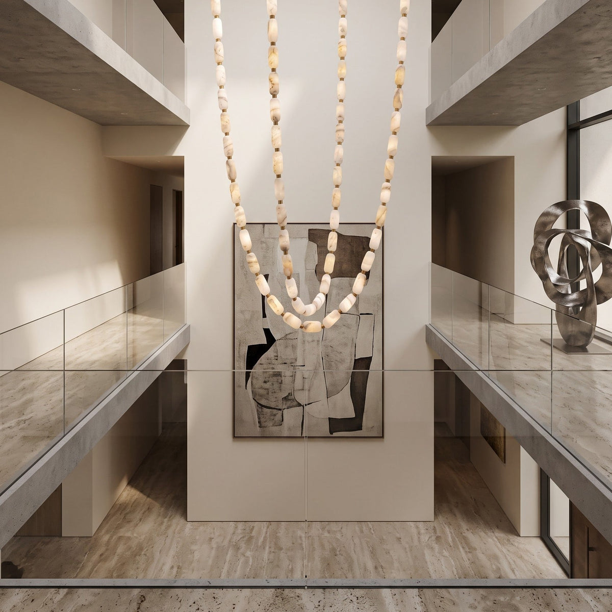 Radilum Seravelle Alabaster Chandelier