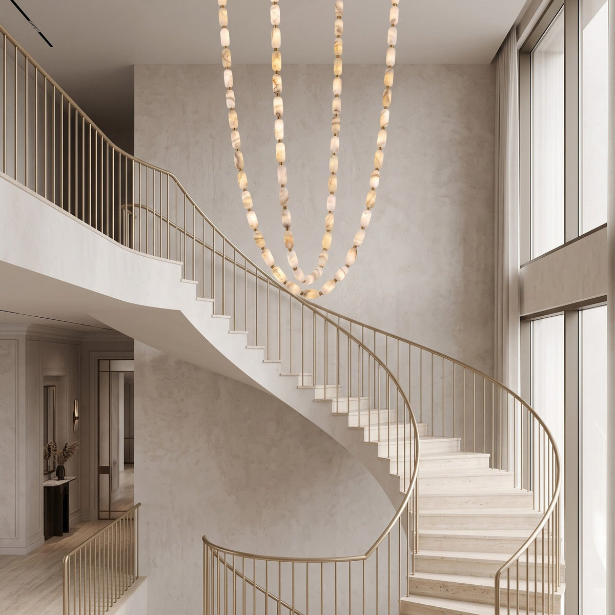 Radilum Seravelle Alabaster Chandelier