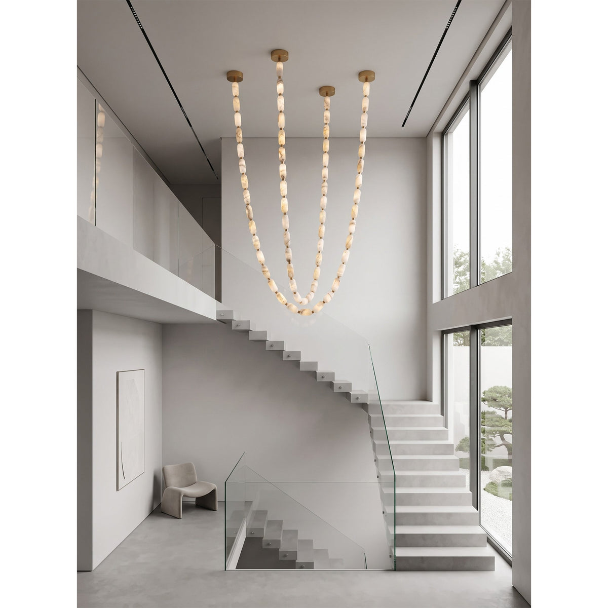 Radilum Seravelle Alabaster Chandelier