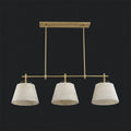 Radilum Sloane Alabaster Chandelier Brass Frame