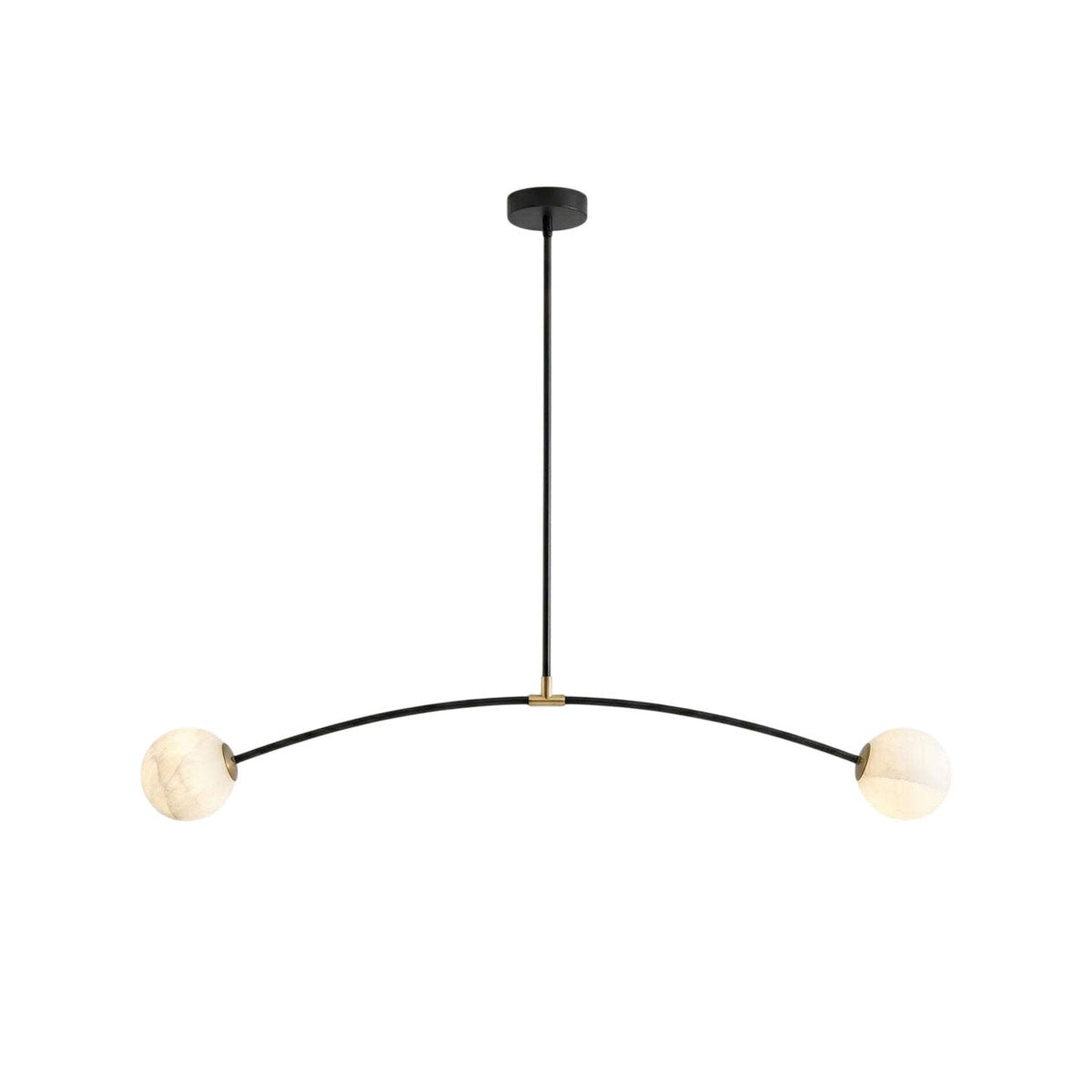 Radilum Traverse Alabaster Linear Chandelier