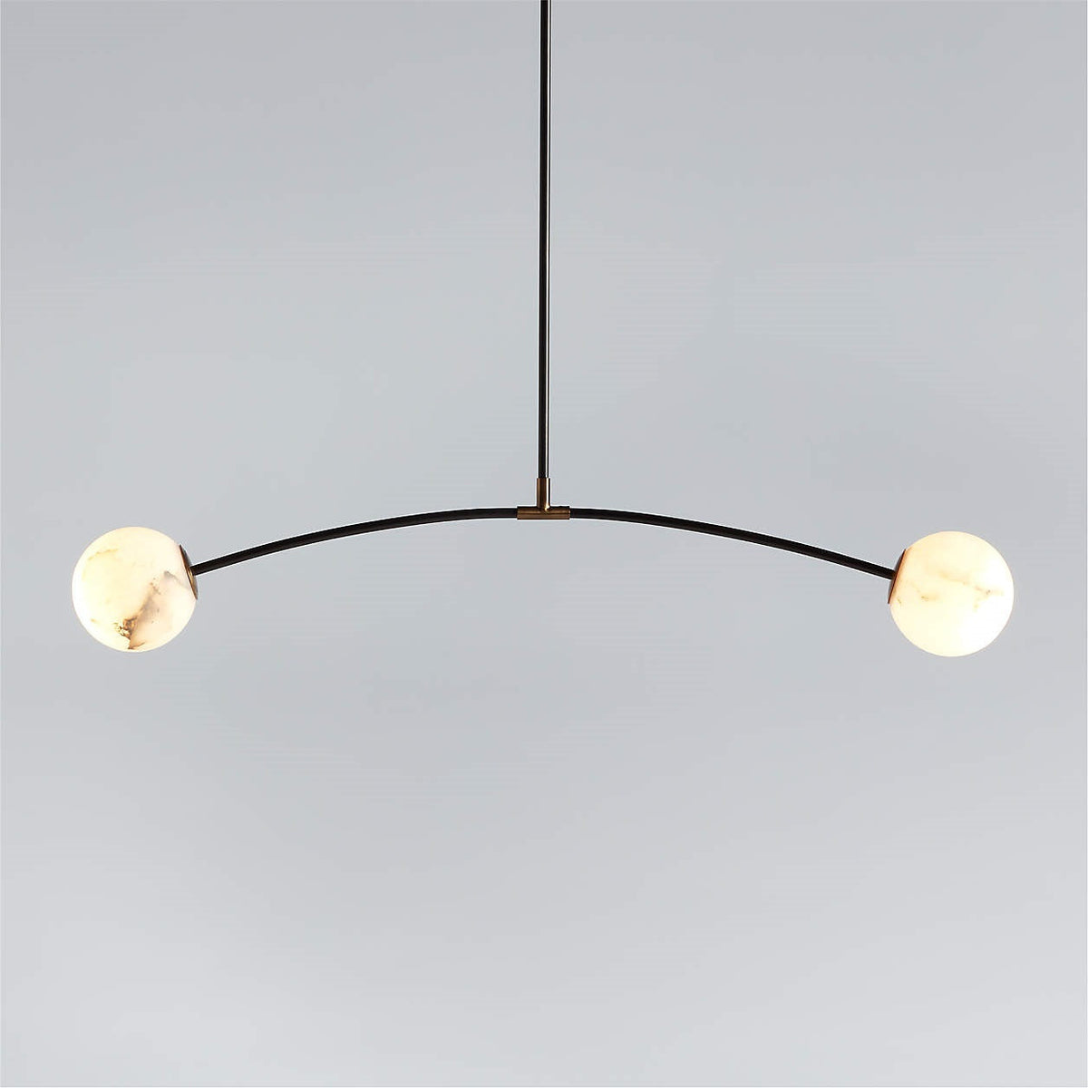 Radilum Traverse Alabaster Linear Chandelier