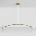 Radilum Traverse Alabaster Linear Chandelier