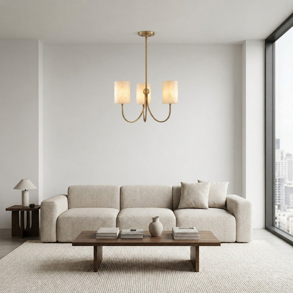 Radilum Velmora Alabaster Chandelier