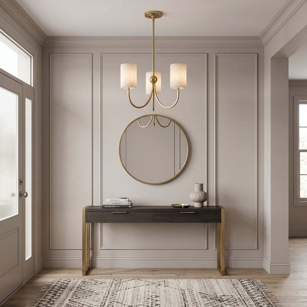 Radilum Velmora Alabaster Chandelier