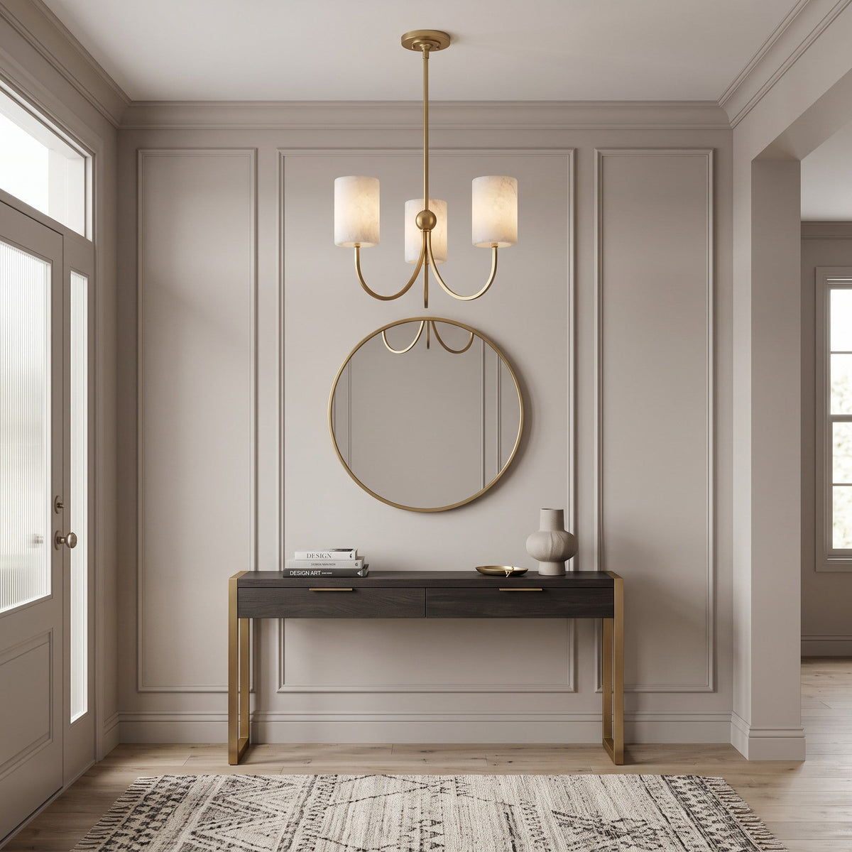Radilum Velmora Alabaster Chandelier