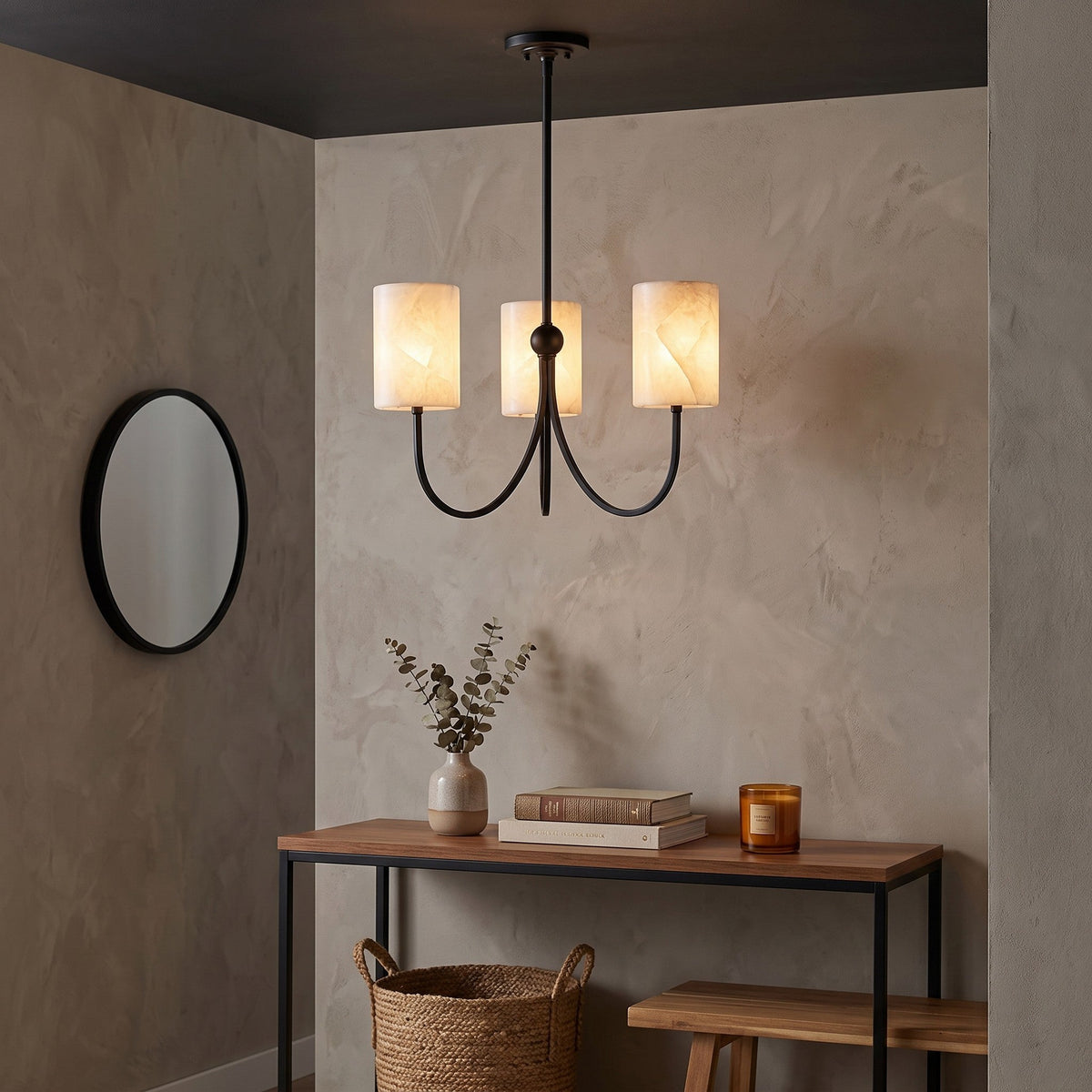 Radilum Velmora Alabaster Chandelier