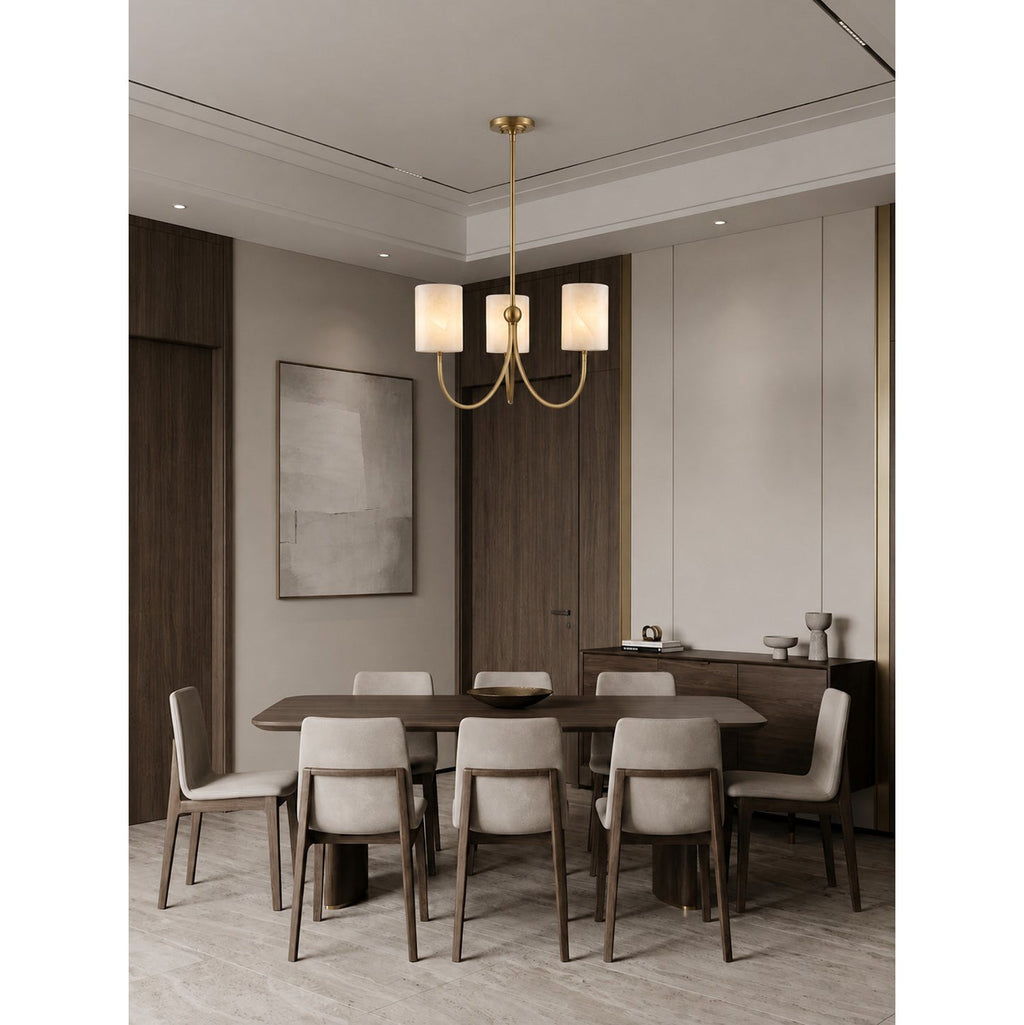Radilum Velmora Alabaster Chandelier