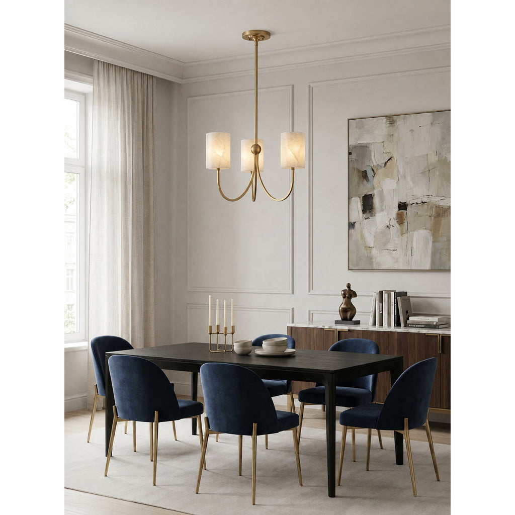 Radilum Velmora Alabaster Chandelier