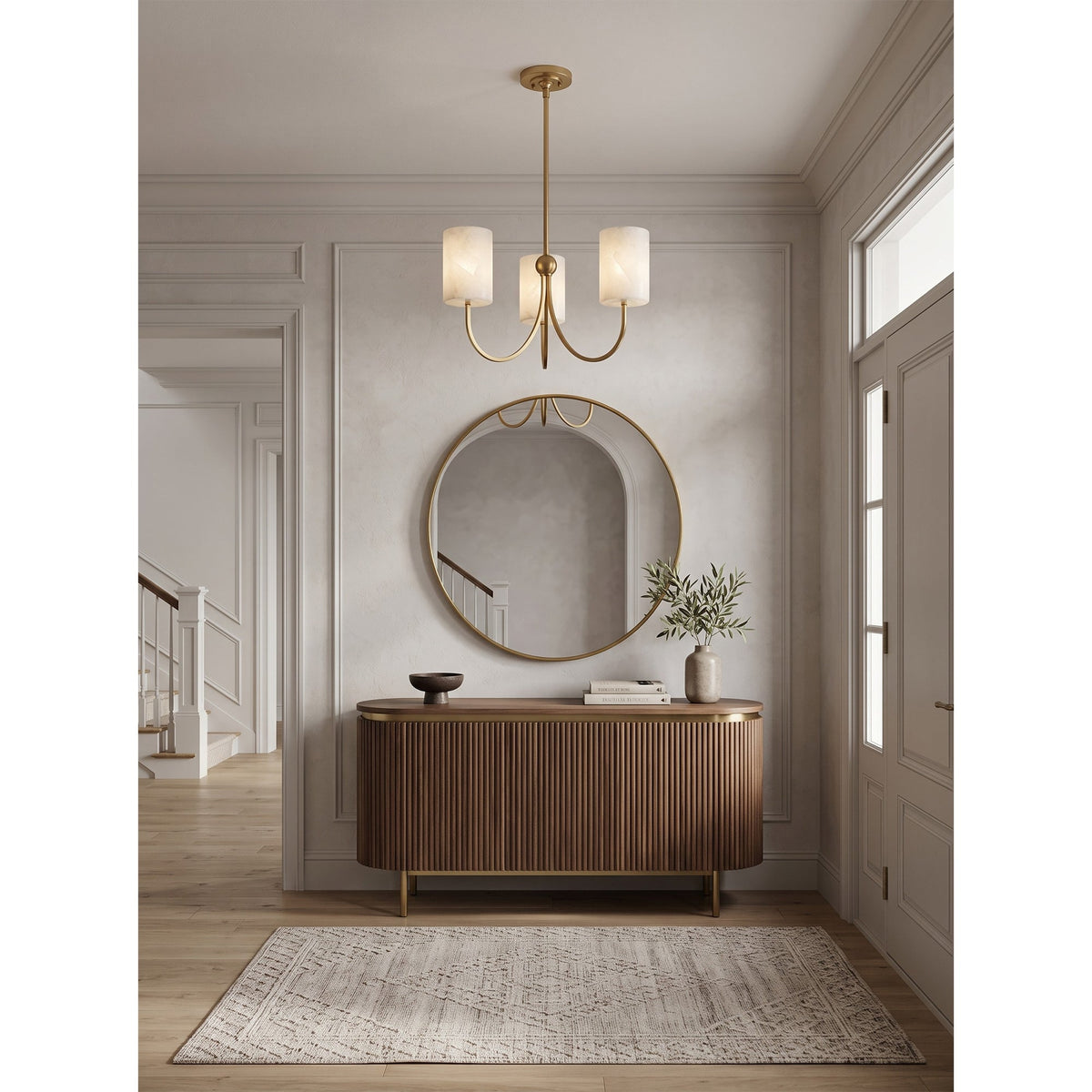 Radilum Velmora Alabaster Chandelier