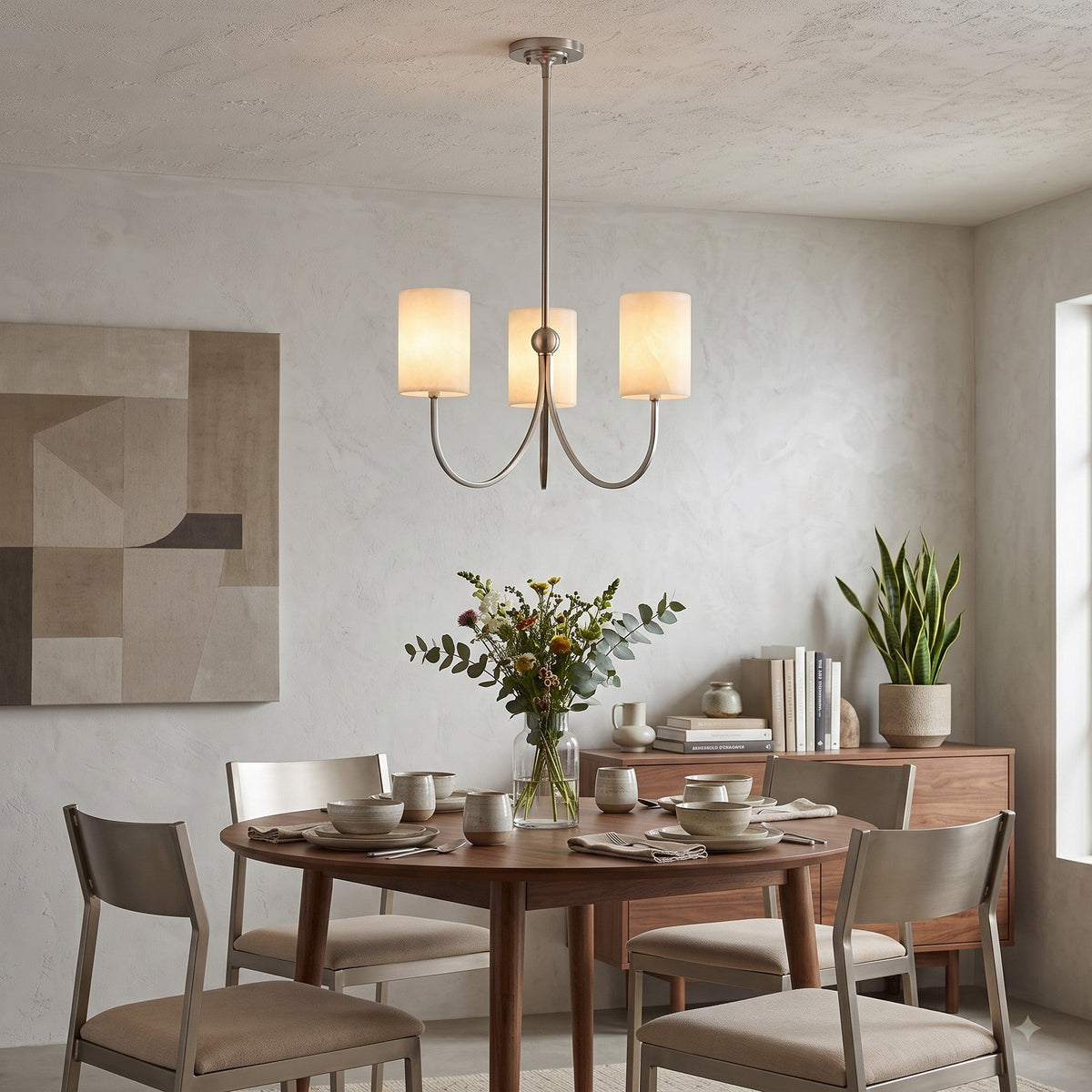 Radilum Velmora Alabaster Chandelier