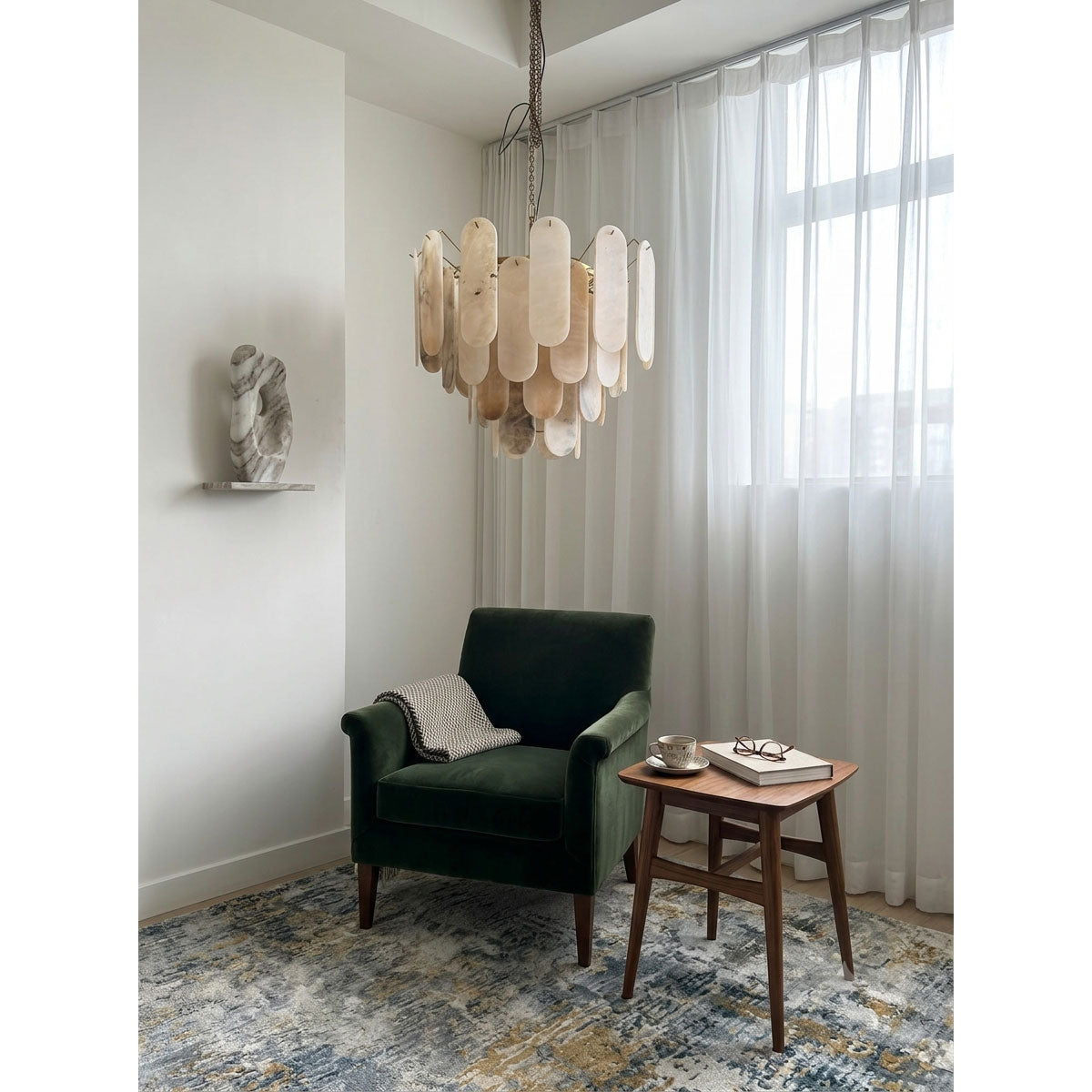 Radilum Vinci Alabaster Chandelier