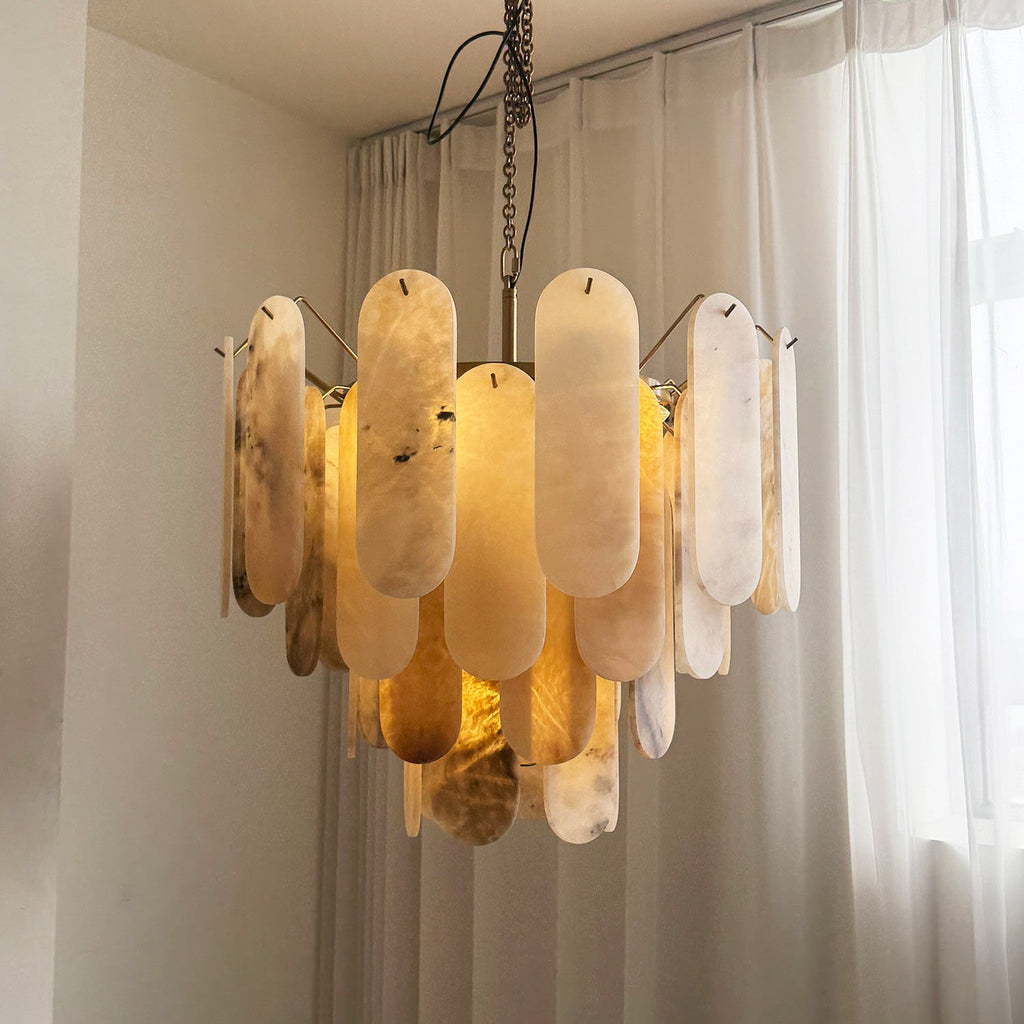 Radilum Vinci Alabaster Chandelier