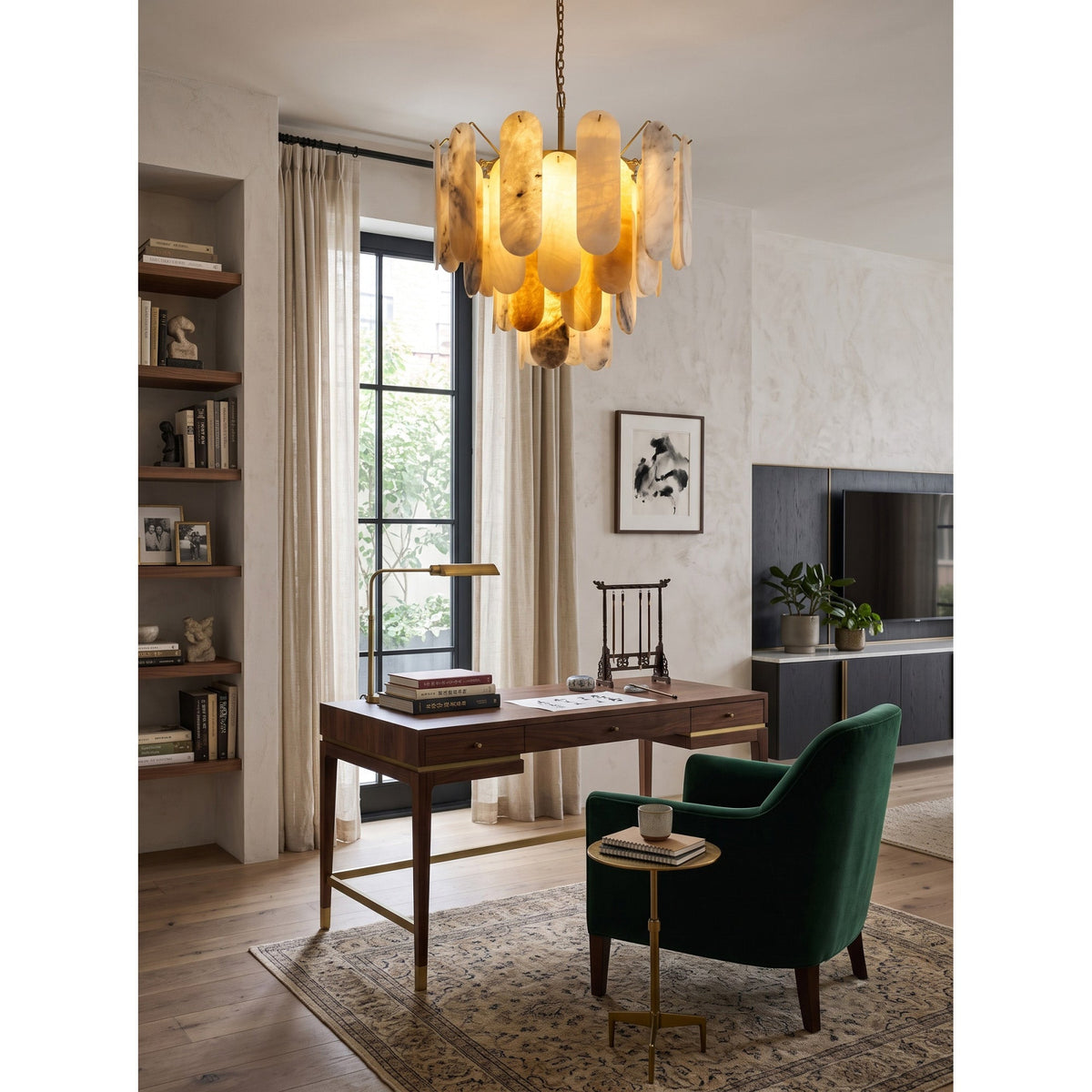 Radilum Vinci Alabaster Chandelier