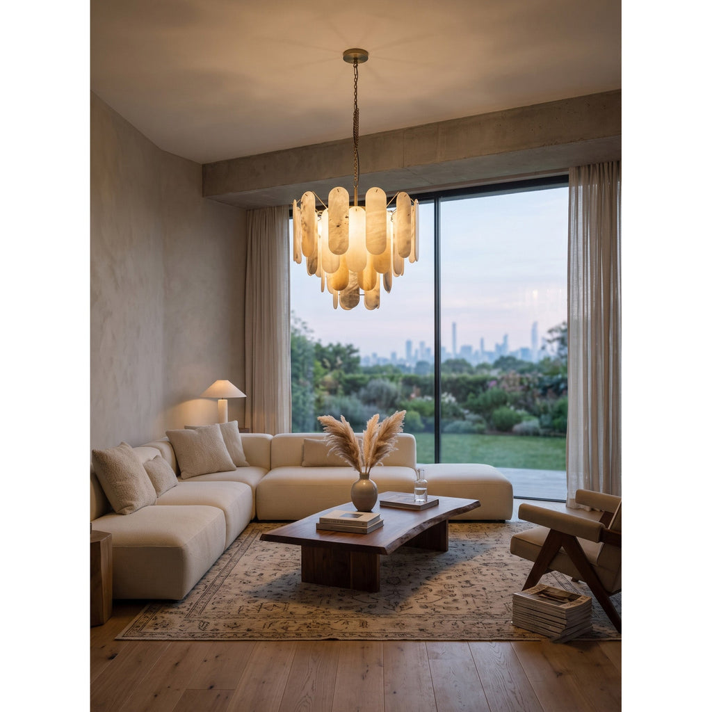 Radilum Vinci Alabaster Chandelier