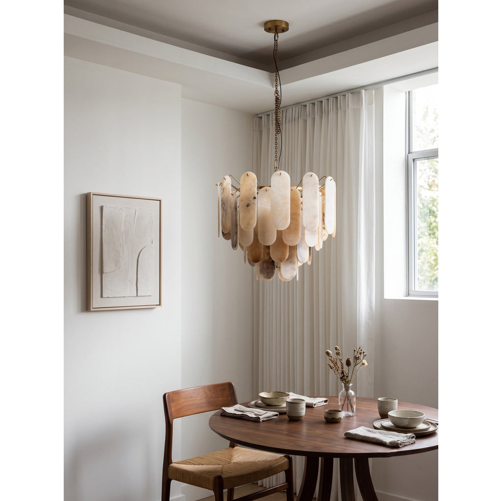 Radilum Vinci Alabaster Chandelier