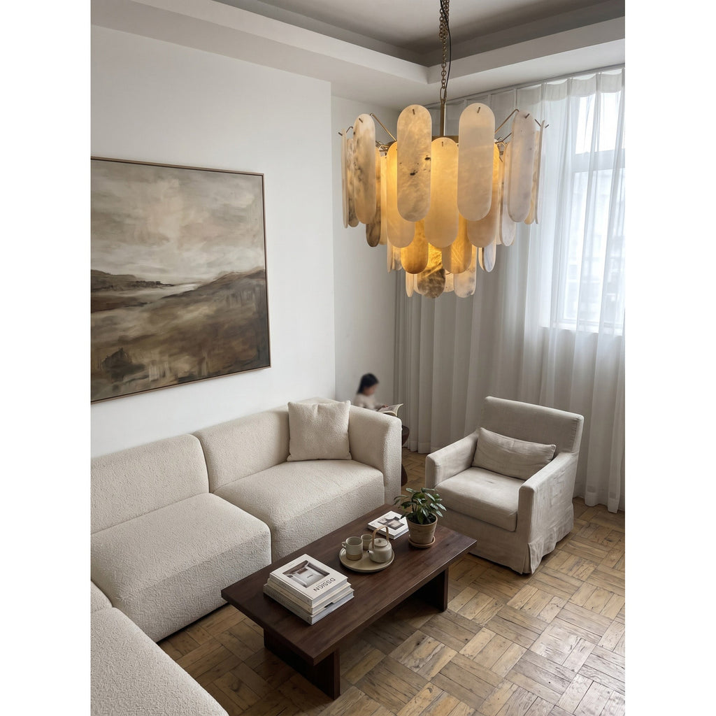 Radilum Vinci Alabaster Chandelier