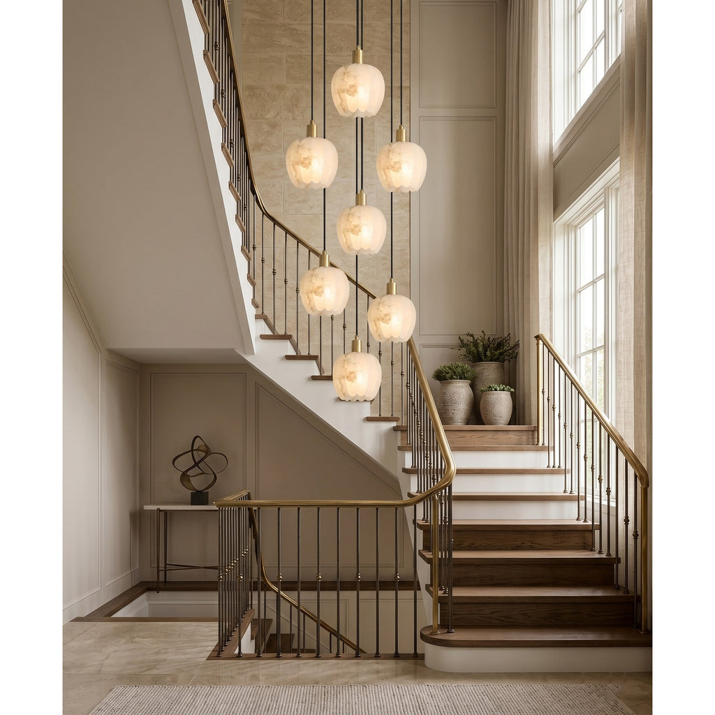 Radilum Lilin Alabaster Chandelier