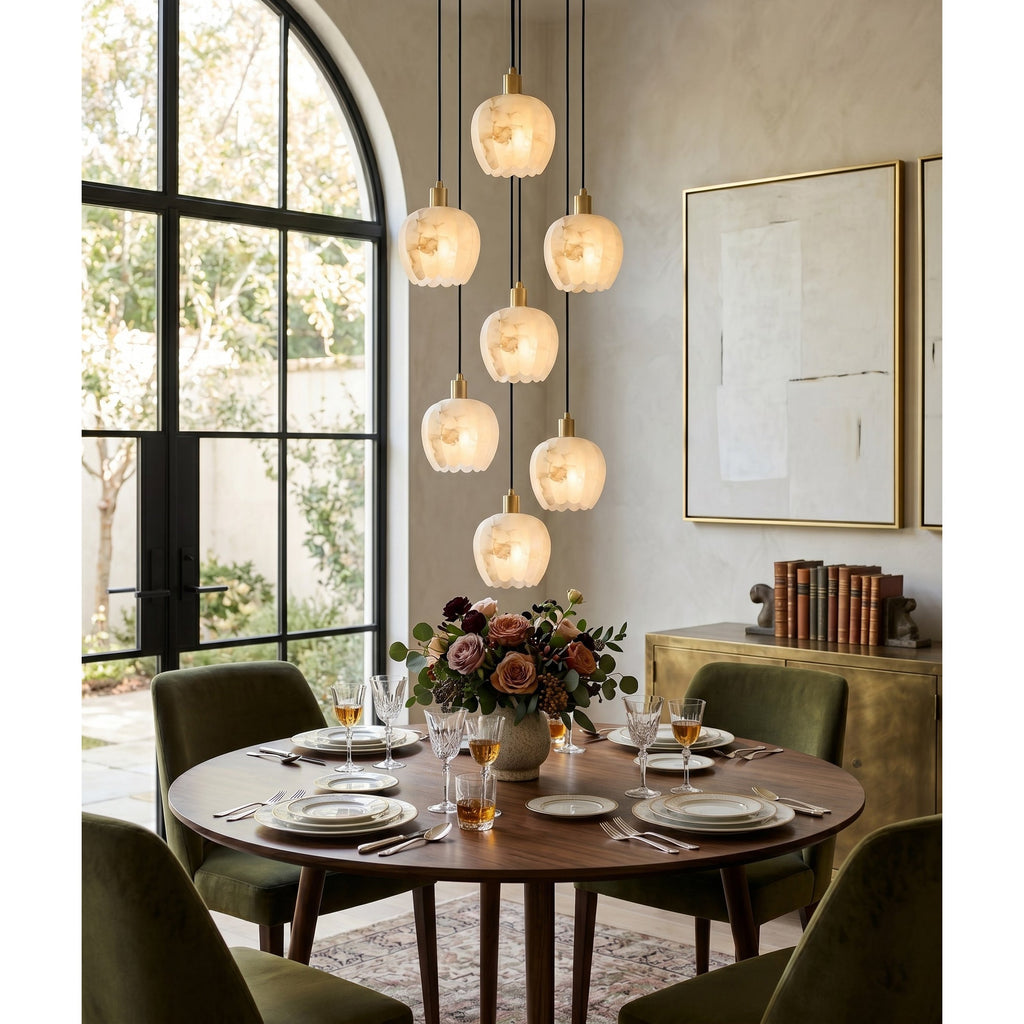 Radilum Lilin Alabaster Chandelier