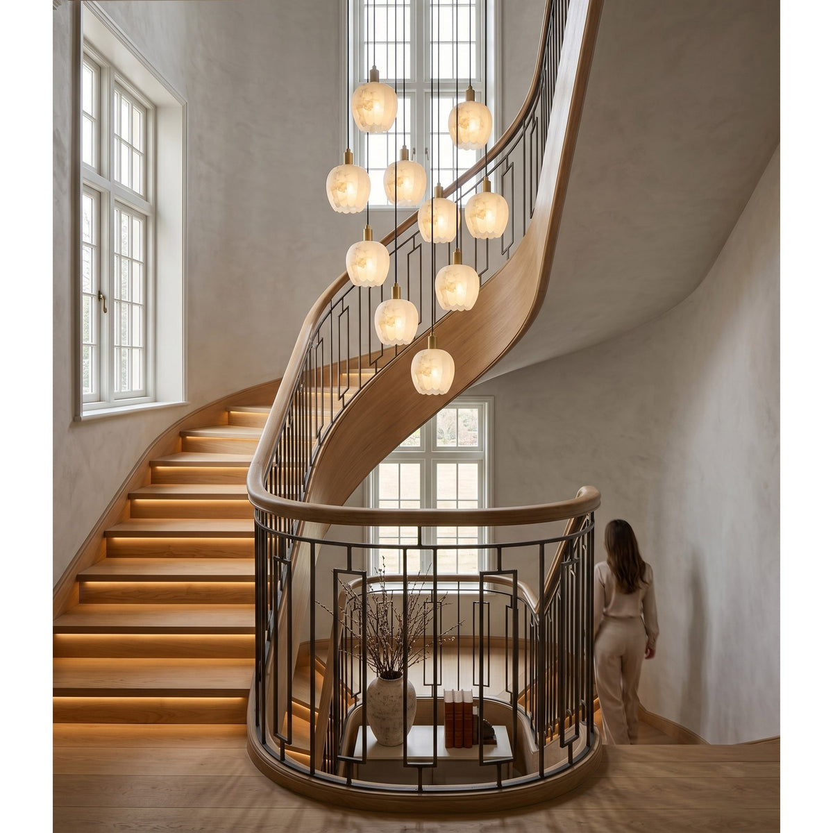 Radilum Lilin Alabaster Chandelier