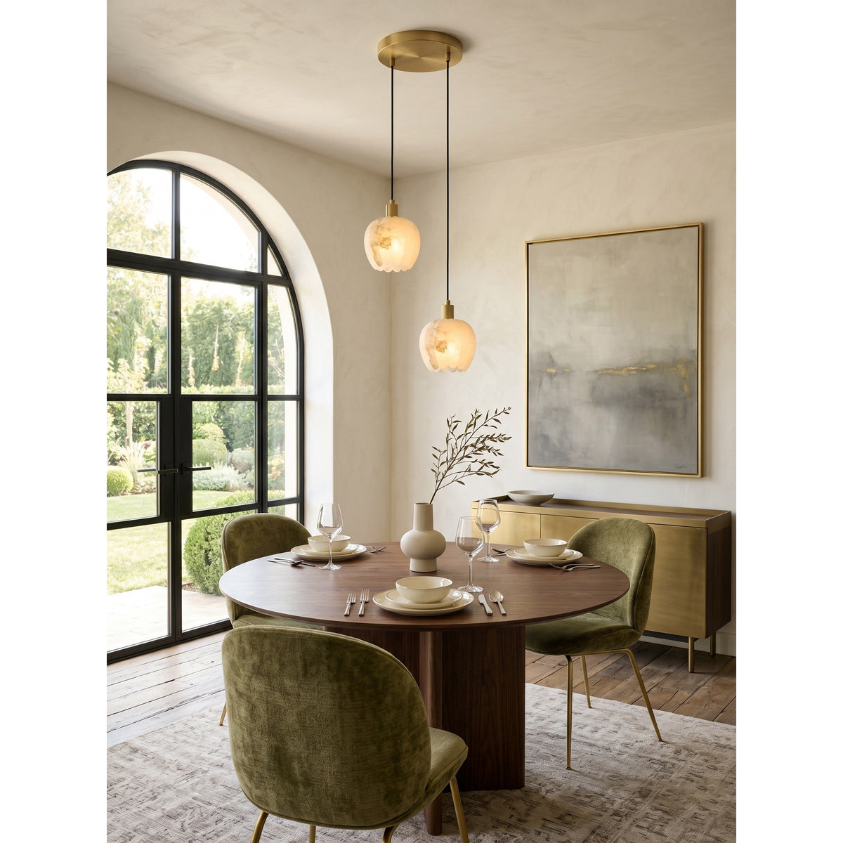 Radilum Lilin Alabaster Chandelier