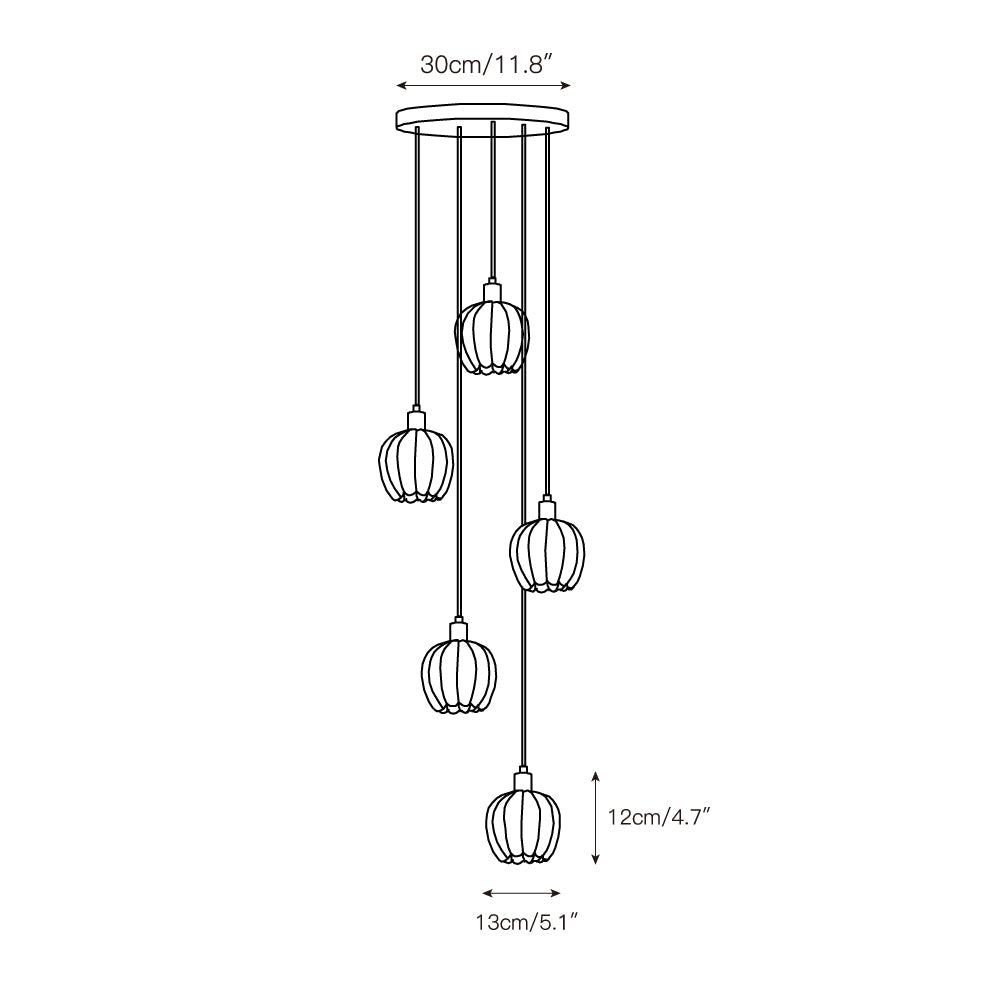 Radilum Lilin Alabaster Chandelier