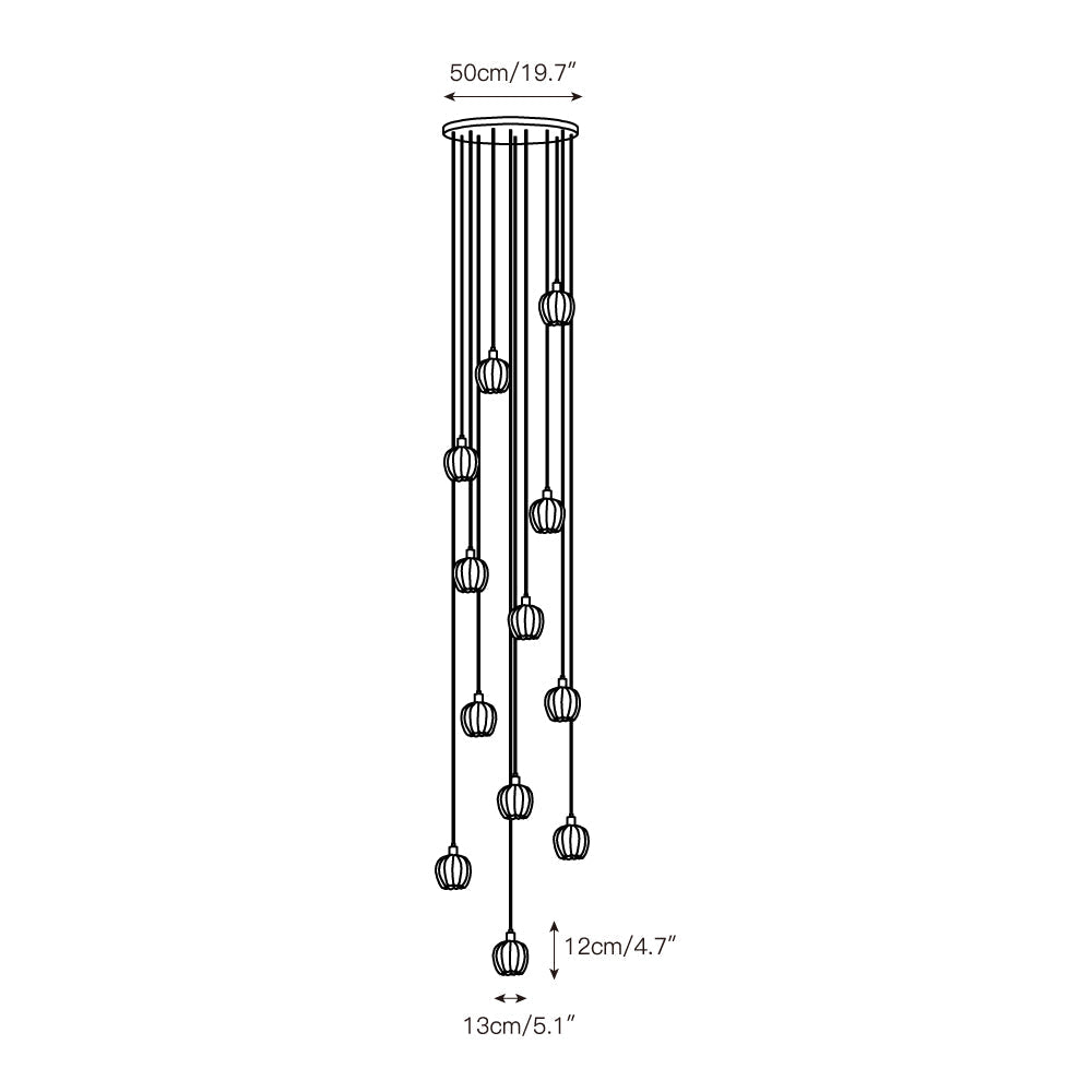 Radilum Lilin Alabaster Chandelier