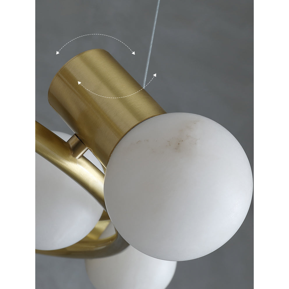 Radilum Raechelle Alabaster Chandelier