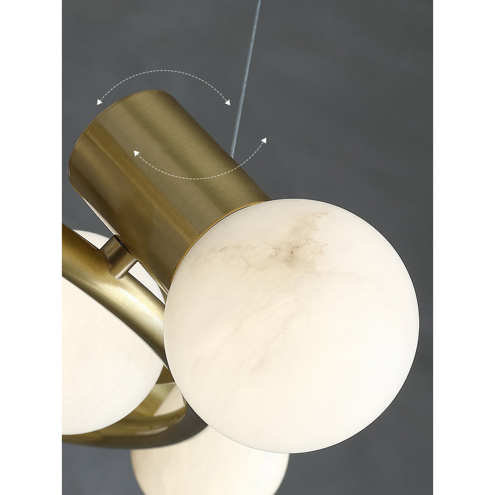Radilum Raechelle Alabaster Chandelier