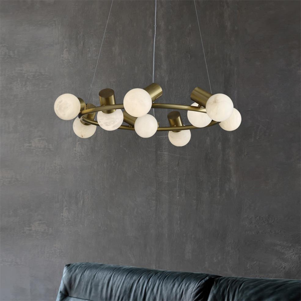 Radilum Raechelle Alabaster Chandelier